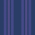 Burity pattern vector background, pure seamless lines fabric. Corder stripe textile vertical texture in blue and indigo colors Royalty Free Stock Photo