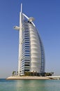 Burj al Arab Hotel in Dubai, UAE Royalty Free Stock Photo