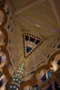 Burj Al Arab interior Royalty Free Stock Photo