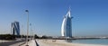 Burj Al Arab, Jumeirah-Beach, Dubai Royalty Free Stock Photo