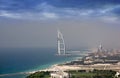 Burj Al Arab & Jumeirah Beach Residence Royalty Free Stock Photo