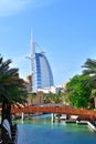 Burj Al Arab Jumeirah - famous luxury hotel in Dubai, UAE Royalty Free Stock Photo