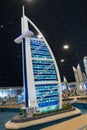 Burj Al Arab model at Legoland Dubai