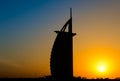 Burj Al Arab silhouette