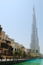 Burj Dubai (Burj Khalifa) skyscraper Royalty Free Stock Photo