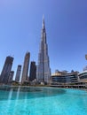 Burj Khalifa in Dubai UAE Royalty Free Stock Photo