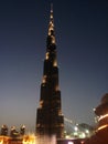 Burj Khalifa in the night, Dubai