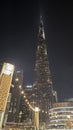 Burj Khalifa tallest building in the world dubai Royalty Free Stock Photo