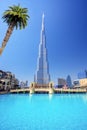 Burj Khalifa is the tallest building in the world, Dubai, UAE Royalty Free Stock Photo