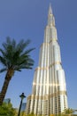 Burj Khalifa tower in Dubai. The tallest man-made building in the world