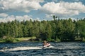 burk lake near thunder bay in canada