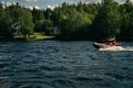 burk lake near thunder bay in canada