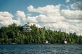 burk lake near thunder bay in canada