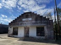 Old creepy abandoned building in rural Georgia seed store