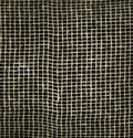 Textureof fabric Burlap Canvas Natural Brown mesh on black background. macro texture pattern background. Royalty Free Stock Photo