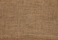 Burlap canvas sackcloth background Royalty Free Stock Photo
