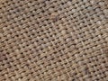 Burlap close-up. Background with a burlap texture. Vintage High-Resolution Jute Canvas With A Wrinkled Grunge Texture Royalty Free Stock Photo