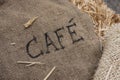 Burlap coffee sack