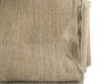 Burlap Edge or Old Linen Canvas on White Background Royalty Free Stock Photo