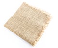 burlap hessian sacking isolated Royalty Free Stock Photo