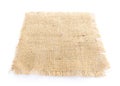 burlap hessian sacking isolated Royalty Free Stock Photo