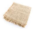 burlap hessian sacking isolated Royalty Free Stock Photo