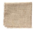 Burlap hessian sacking isolated Royalty Free Stock Photo