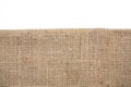 burlap hessian sacking isolated Royalty Free Stock Photo