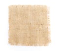 burlap hessian sacking isolated Royalty Free Stock Photo