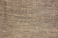 Burlap jute canvas vintage large mesh texture background Royalty Free Stock Photo