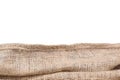 Burlap texture border