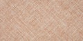 Burlap texture, canvas cloth, light brown woven rustic bagging. Natural hessian jute, beige textile texture. Linen fabric pattern Royalty Free Stock Photo