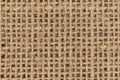 Burlap woven texture seamless. jute background close up macro Royalty Free Stock Photo