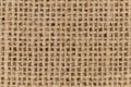 Burlap woven texture seamless. jute background close up macro Royalty Free Stock Photo