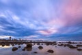 Burleigh heads at twilight Royalty Free Stock Photo