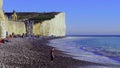 Burling Gap at Seven Sisters coast in Sussex - Eastbourne, United Kingdom - February 21, 2019
