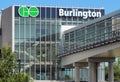 Burlington GO transit terminal in Burlington, Ontario, Canada.