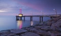 Burlington pier Royalty Free Stock Photo