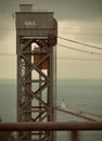 Burlington to Hamilton bridge in rainy weather.