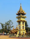 Burma Clock Tower at Paleik Royalty Free Stock Photo