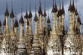 Burma / Indein pagodas Royalty Free Stock Photo