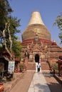 Burma Myanmar Gold Pagoda stupa Royalty Free Stock Photo