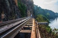 Burma Railway at kanchanaburi.The Burma Railway, also known as the Death Railway