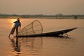 Burmese fisherman