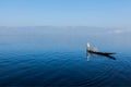 Burmese fisherman at Inle lake, Myanmar