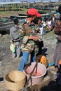 Burmese Market stall in nle Lake, Myanmar (Burma)