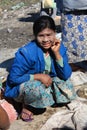 Burmese Market stall in nle Lake, Myanmar (Burma)