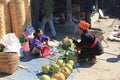 Burmese Market stall in nle Lake, Myanmar (Burma)