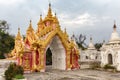 Burmese pagoda gate Royalty Free Stock Photo