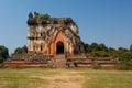 Burmese pagoda in Inwa, Myanmar Royalty Free Stock Photo